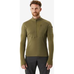 Trekkingshirt met lange mouwen voor heren mt900 merinowol