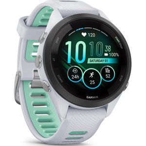 Multisport horloge met hartslagmeting en gps forerunner 265s music wit