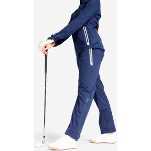 Regenbroek voor golf dames rw500 marineblauw