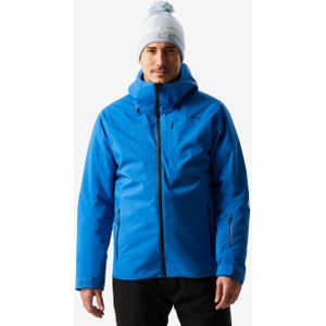 Warme en waterdichte ski- en snowboardjas voor heren jkt 500 blauw