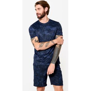 Ademend fitness t-shirt voor heren ronde hals