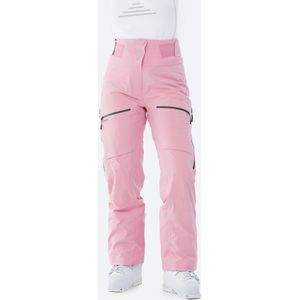 Warme en waterdichte skibroek voor dames fr500 roze