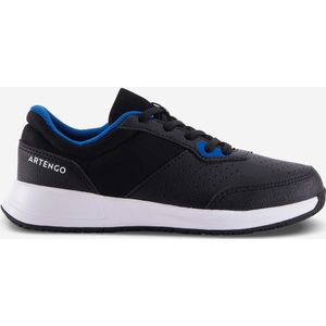 Tennisschoenen voor kinderen essential veters zwart/blauw