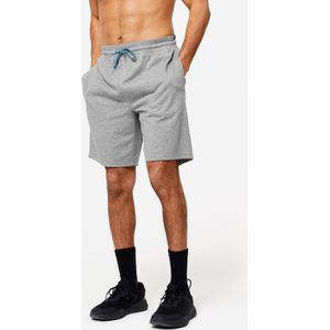 Fitnessshort voor heren 500 essentials grijs
