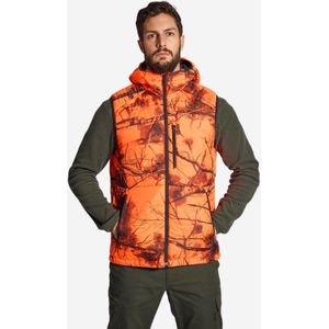 Gewatteerde bodywarmer voor de jacht treemetic fluo