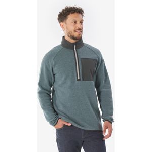 Wandeltrui nh500 voor heren halve rits groen