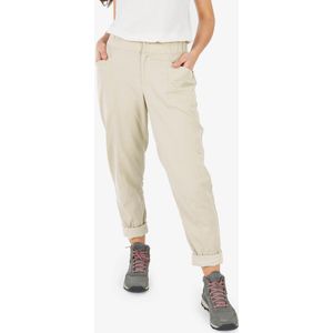 Wandelbroek voor dames nh500 linnen beige