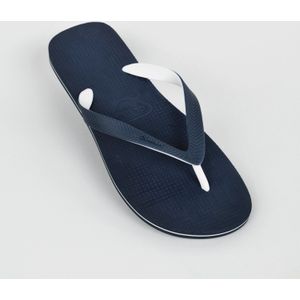 Heren teenslippers 500 marineblauw