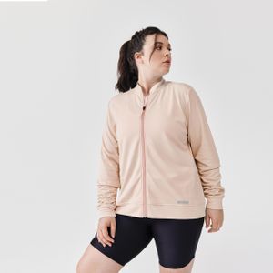 Ademend hardloopjack voor dames dry roze