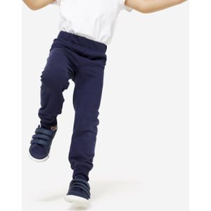 Basic broek voor kinderen regular marineblauw