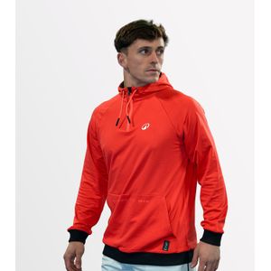 Technische padelhoodie voor heren pro rood