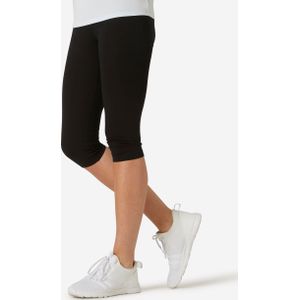 Kuitbroek voor fitness dames slim fit 500 zwart