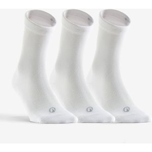 Hoge tennissokken rs 160 wit set van 3 paar