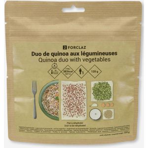 Vegetarische vriesdroogmaaltijd voor trekking quinoa duo met groene linzen 120 g