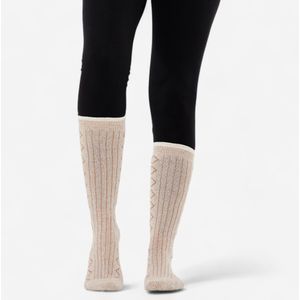 Meditatiesokken merinowol beige