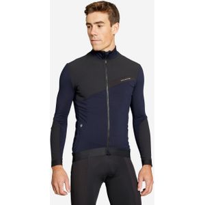 Xc mtb shirt met lange mouwen voor het tussenseizoen heren blauw