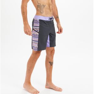 Surfboardshort 500 blanket paars 19"