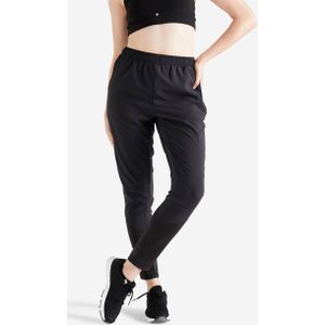 Joggingbroek voor cardiofitness dames wortelmodel zwart