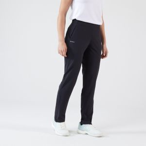 Tennisbroek met zakken dames dry 500 zwart