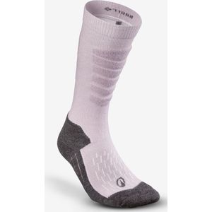 Skisokken 500 voor volwassenen warm en comfortabel paars