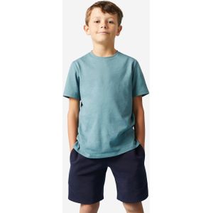 Katoenen t-shirt voor kinderen kaki