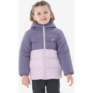 Warme gewatteerde wandeljas nh500 voor kinderen lila