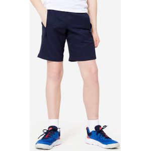 Sportshort kinderen marineblauw
