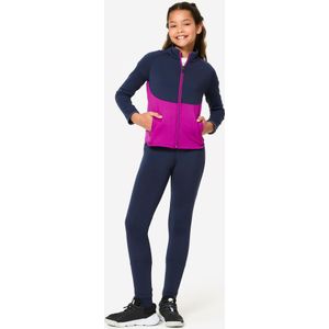 Ademend trainingspak voor kinderen blauw/paars