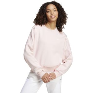 Adidas Essentials Small Logo Feel Cozy Sweatshirt Wit Vrouw