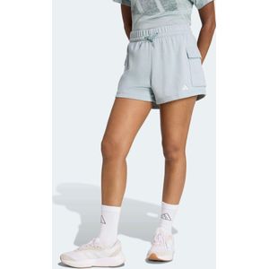 Fitnessshort dames cargo groen