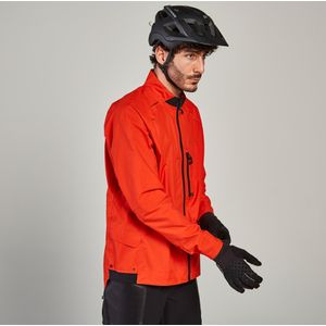 Mtb-regenjas comfort 500 rood