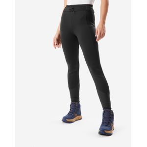 Warme waterafstotende wandellegging nh500 voor dames zwart
