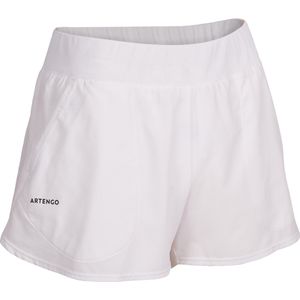Tennisshort dames sh soft 500 wit