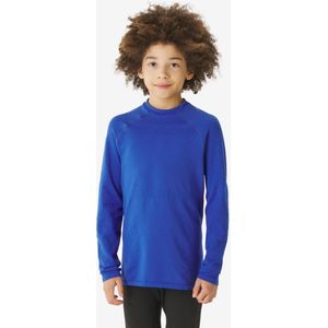 Naadloos thermoshirt bl 500 voor kinderen blauw