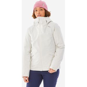 Warme ski-jas voor dames 500 beige