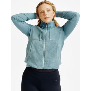 Warme sweater dames 500 asgroen