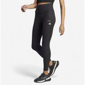 Legging voor fitness en soft training voor dames brand love zwart