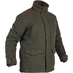 Geluidloze - Wollen Loden Jas - Groen - 900