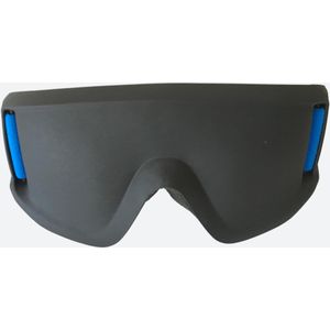Sportmasker zwart en blauw voor blinden en/of slechtzienden.