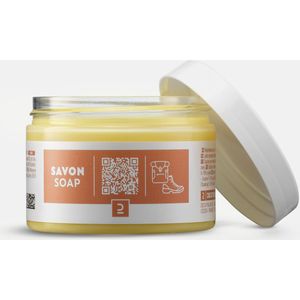 Glycerinezeep lederzeep pot van 150 ml