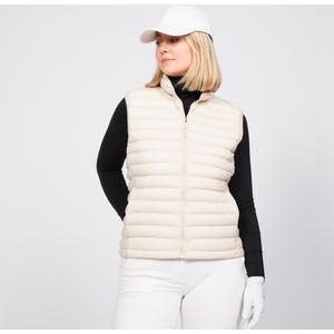 Bodywarmer voor golf dames mw500 beige