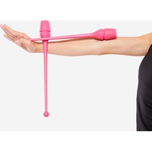 Knotsen voor ritmische gymnastiek (rg) koppelbaar 36 cm roze