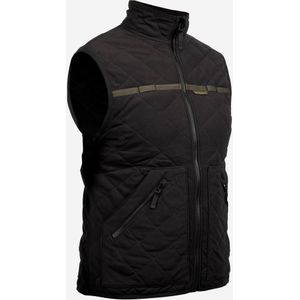 Geruisloze bodywarmer voor de jacht 500 zwart