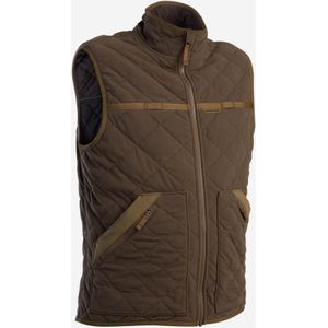 Geruisloze bodywarmer voor de jacht 500 bruin