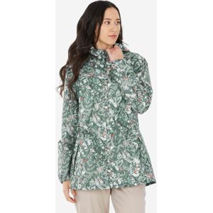 Waterafstotende en winddichte jas raincut full zip dames groen