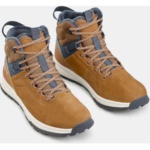 Warme waterdichte wandelschoenen kinderen sh500 leer veters maat 35-38