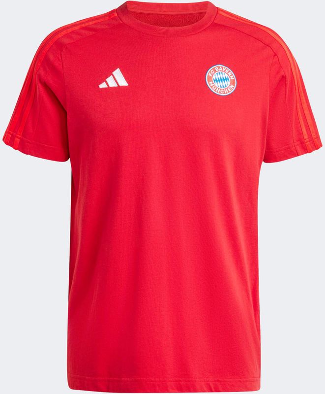 adidas - Fc Bayern München - T-shirt - Rood - Katoen