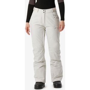 Warme en waterdichte snowboardbroek voor dames snb 500 wit