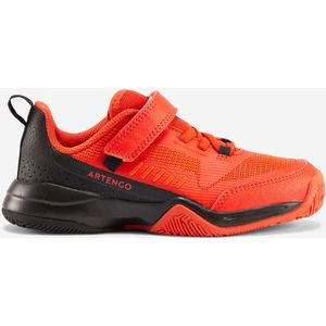 Tennisschoenen voor kinderen ts500 fast klittenband lava