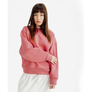 Damessweater met ronde hals elementals roze